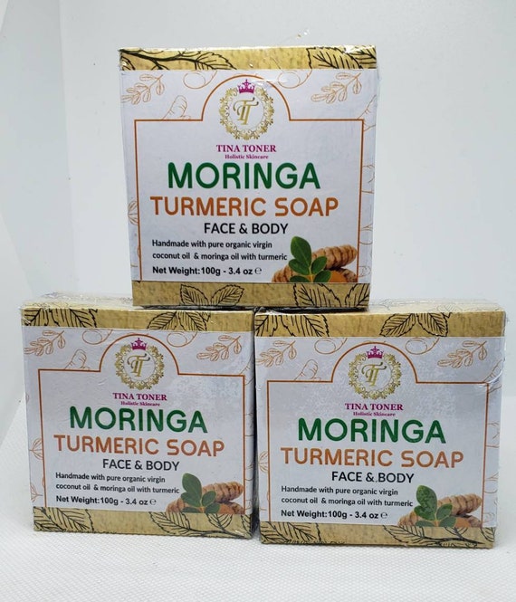 Moringa Turmeric Soap 3 piece