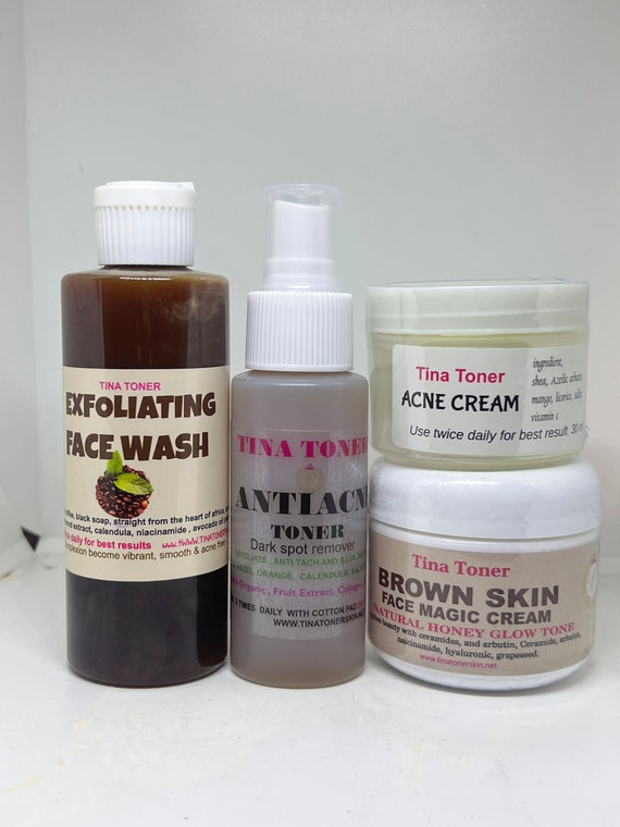 Face cream with Acne treatment for brown skin