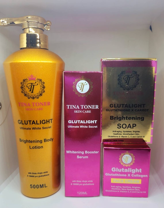 Glutalight full whitening set 4 pieces.