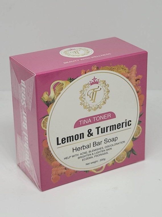 The New big Lemon Turmeric Soap 200g