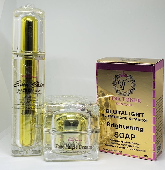 Brightening facial luxury set of 3