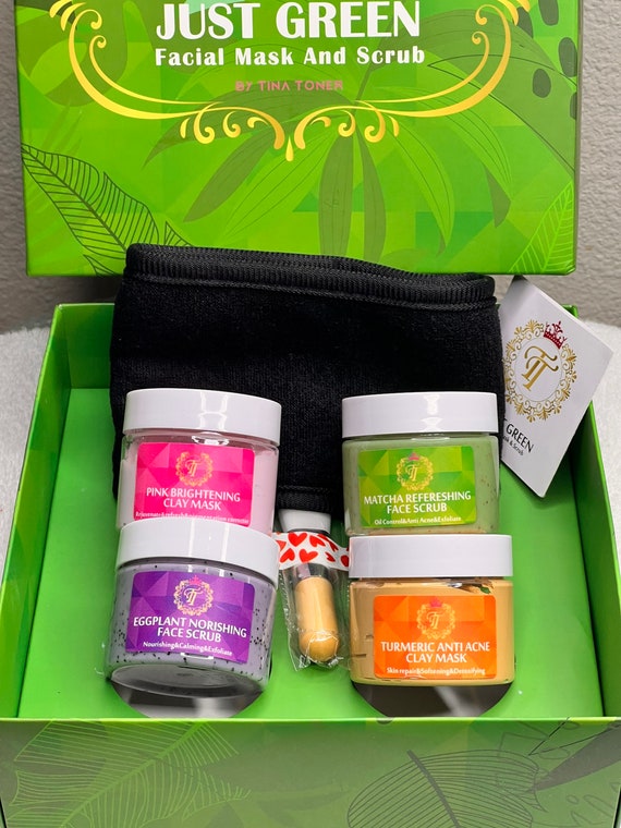 Special. Just Green face mask and scrub park