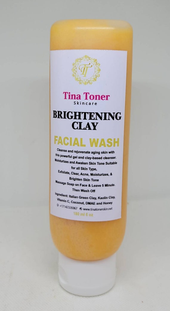 Face wash with clay 6 oz