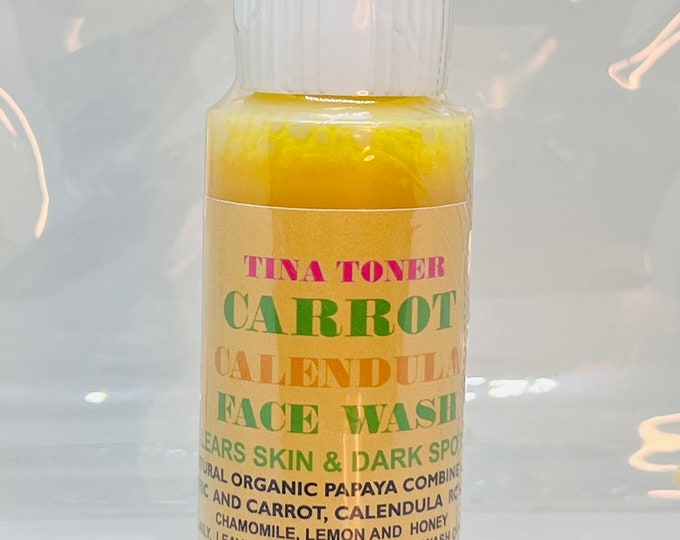 Carrot x calendula facial wash 4oz