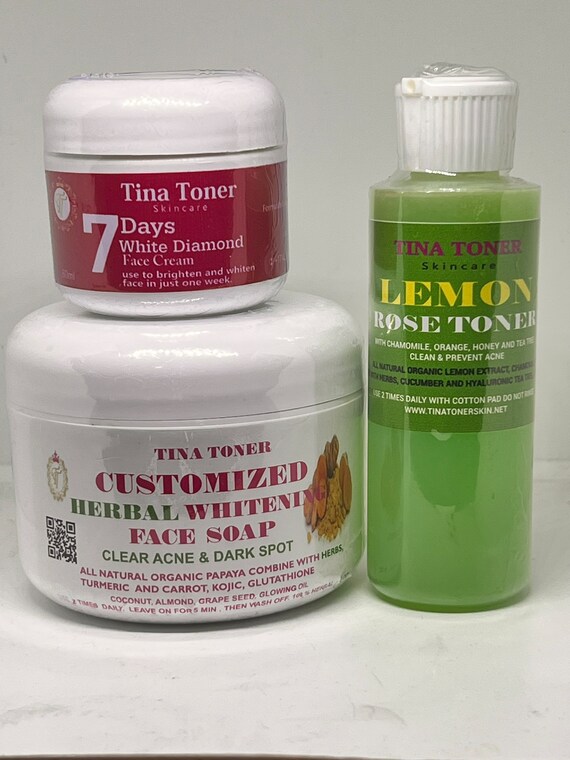 Acne set Herbal facial brightening set of 3