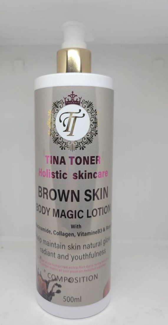 Dark Brown skin lotion 16 oz