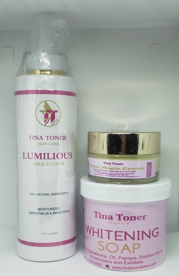Luminous white milk set of 3. 500ml / 16 oz