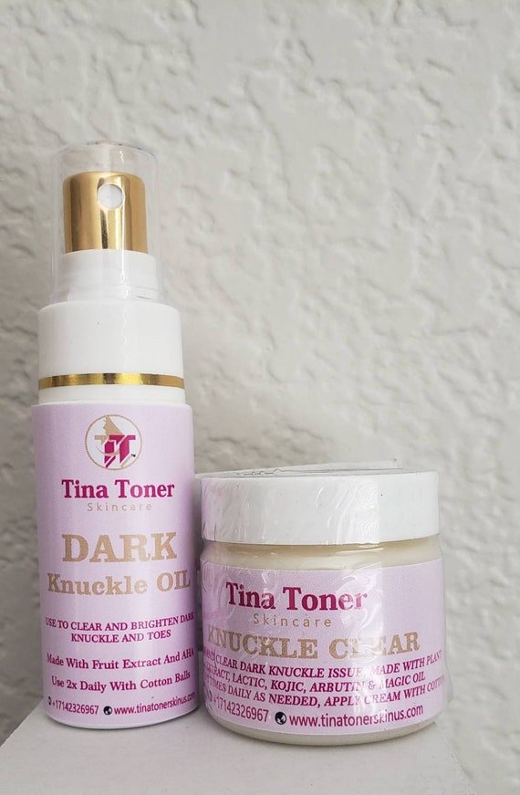 Dark kuckle cream and serum