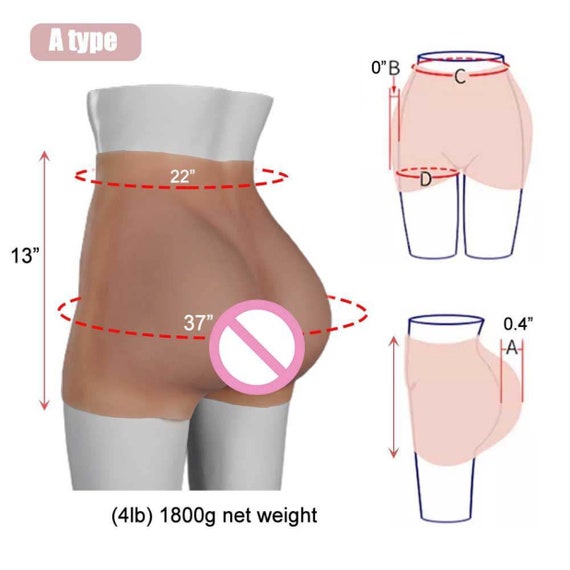 Hip and butt silicon shorts
