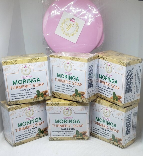 Moringa Turmeric soap 6 piece