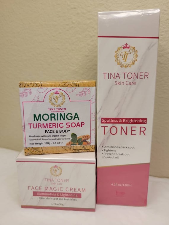 Face magic and soap and toner set of 3