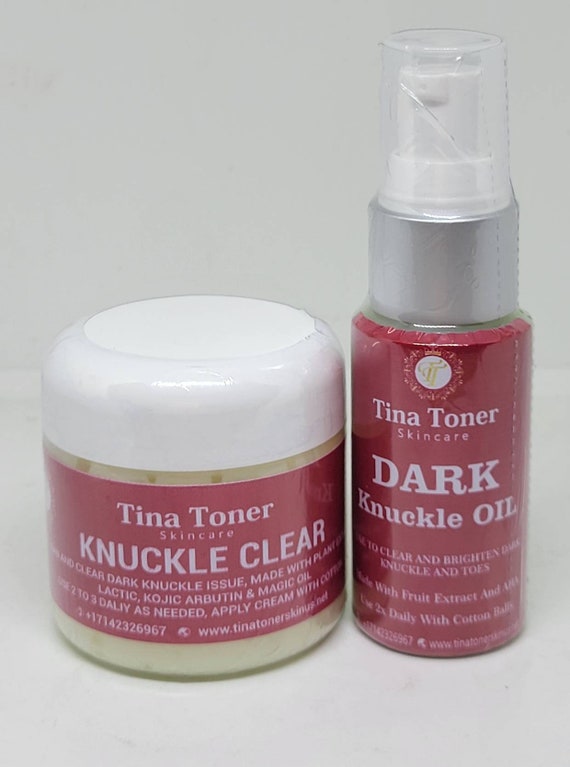 Dark kuckle cream and serum