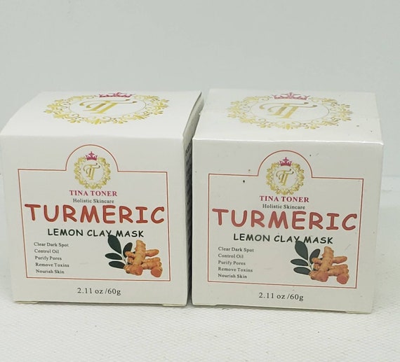 Turmeric clay mask 2 piece