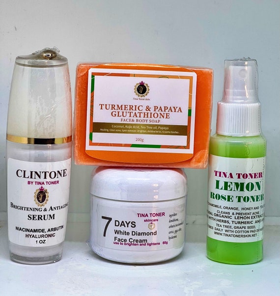 Brightening face set of 3