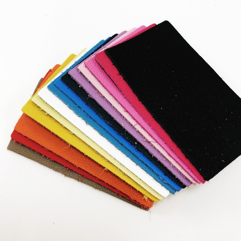 Small Leather Pieces // Cut Leather // Rectangle Leather Cuts Etsy