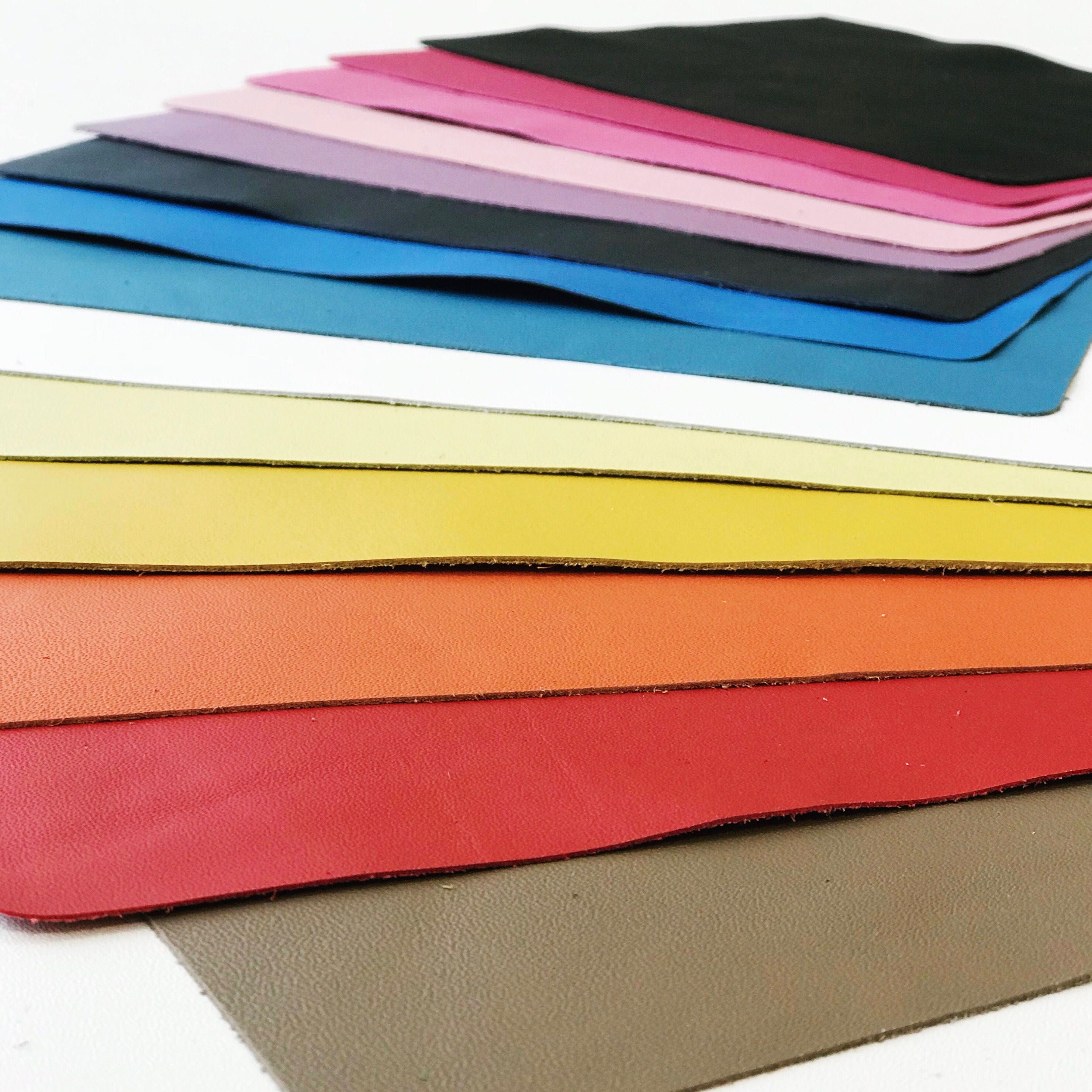 Colored Leather Sheets // 8x10 Leather Pieces // Smooth Etsy Canada
