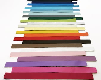 Leather Strips // Strap // Die Cut // Colored Leather Craft Supplies // DIY Leather // Thin Leather // Leather Cut // Mission Leather Supply