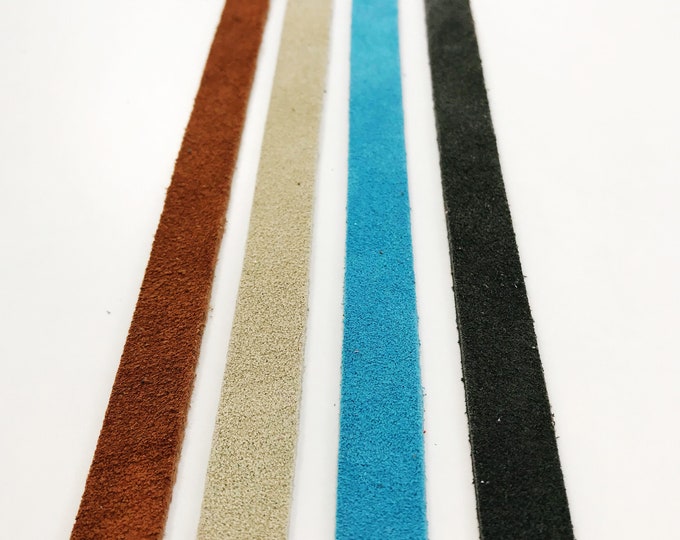 Leather Strips // Strap // Die Cut // Colored Leather Craft Etsy