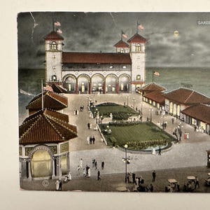 Vintage Postcard Atlantic City N J Garden Pier 1915