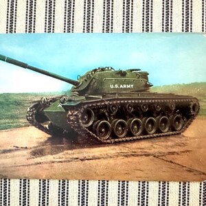 Vintage ansichtkaart US Army Tank Defenders of America United States Army extra groot National Biscuit CO-advertentiekaart