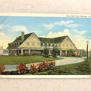 Cartão postal vintage Hershey PA the Park Golf Club