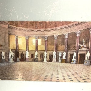Vintage Postkarte Washington D C Statuey Hall dem U. S. Cap Hüllen Gebäude