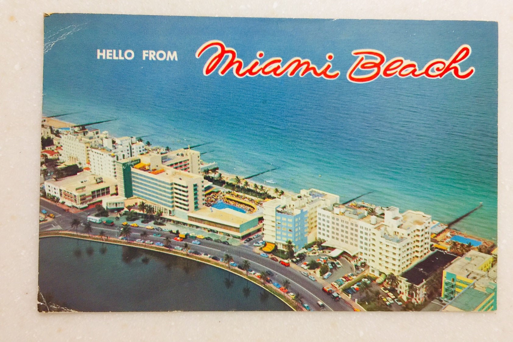 Vintage Miami Beach Florida Postcard