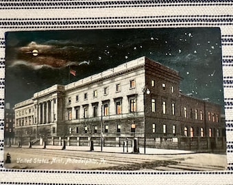 Vintage Postcard United States Mint Philadelphia PA