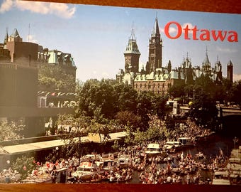Ottawa Ontario Canada Postcard Festival of Spring Flotilla