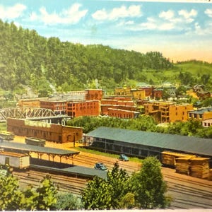 Vintage Ansichtskarte KY Birds Eye View 1948 Kentucky