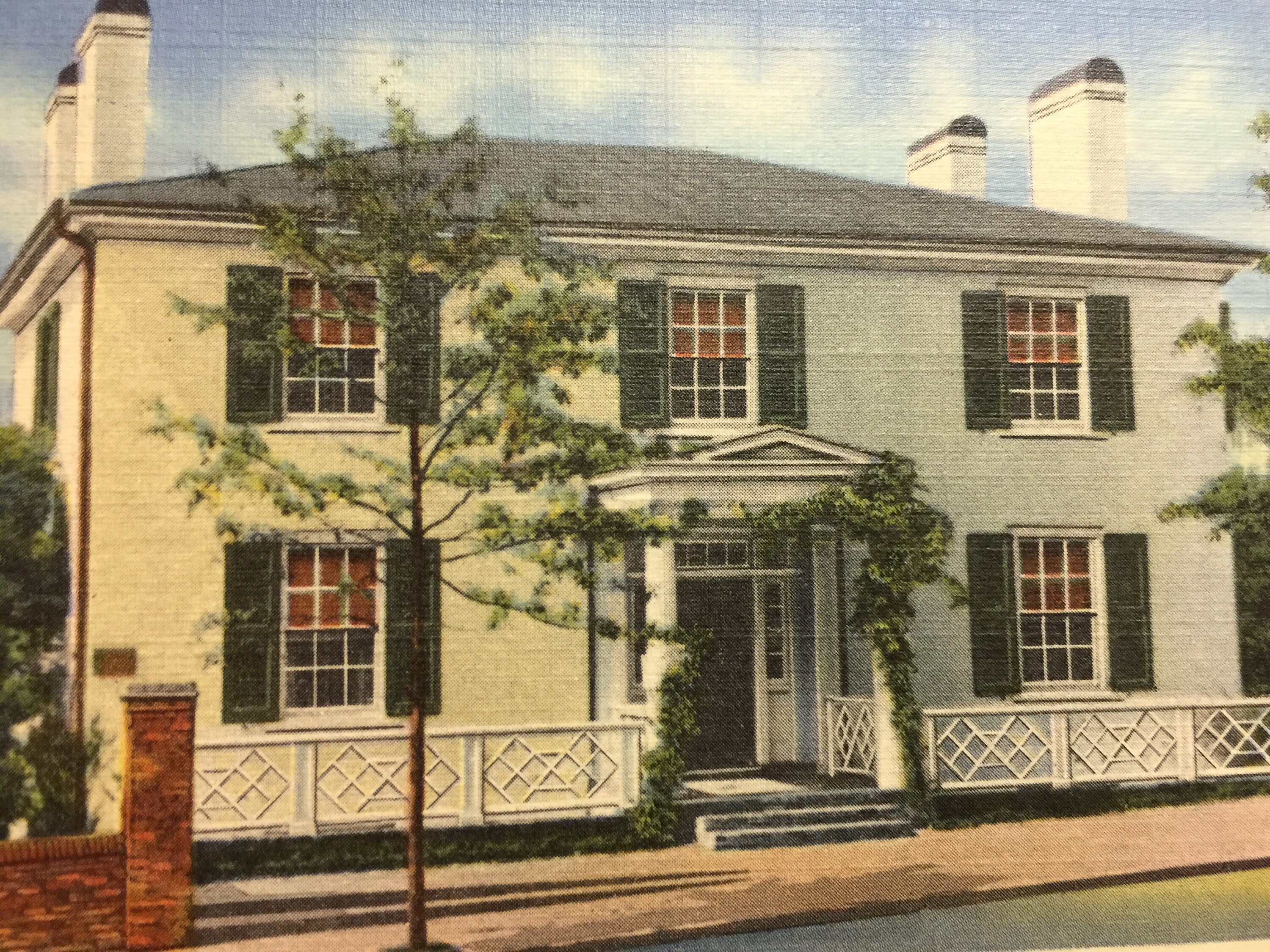 Vintage Postcard President Woodrow Wilson Birthplace Staunton Etsy