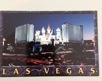 A211 Chrome Advertising Postcard 4x6  Casino Center Las Vegas Nevada 