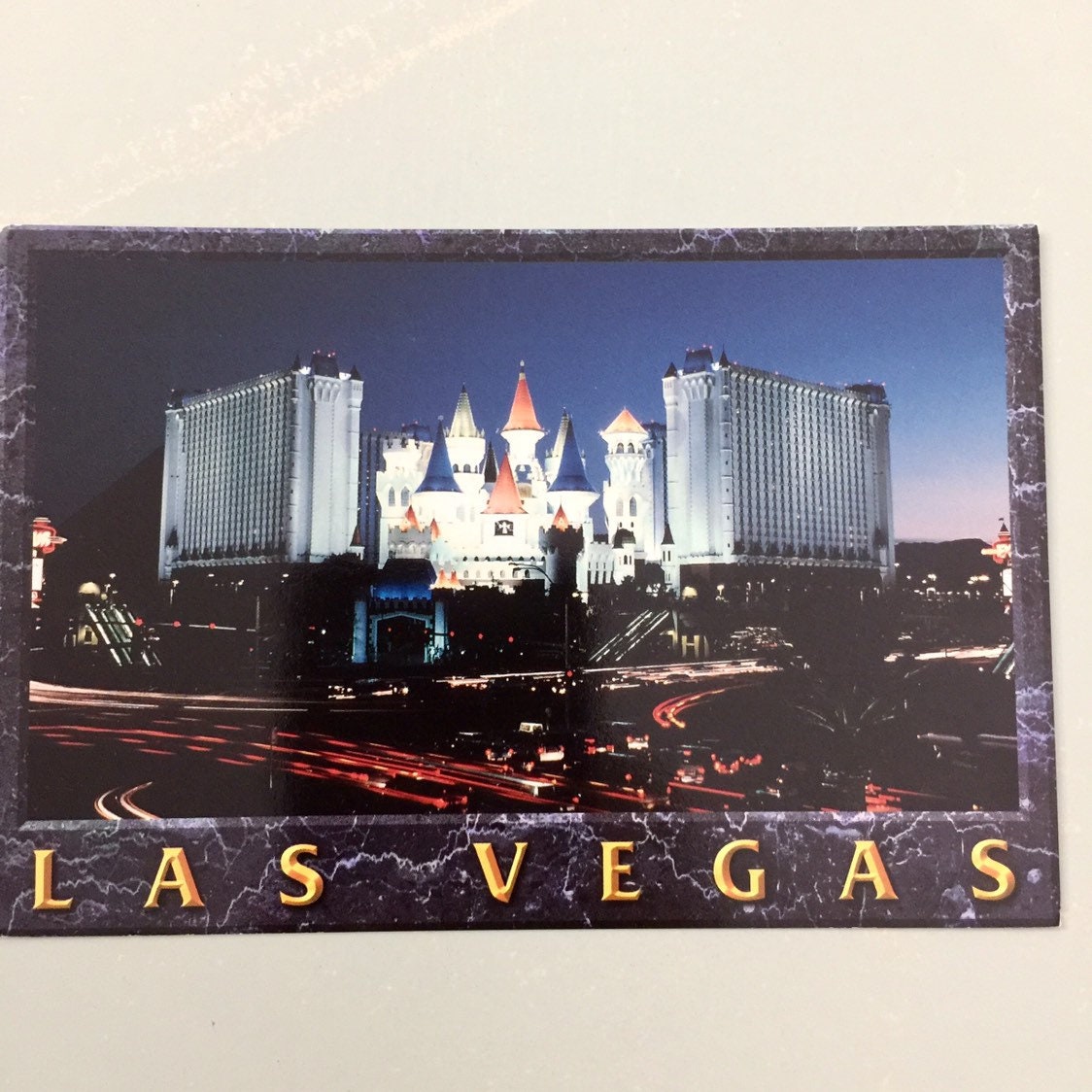 A218 Chrome Advertising Postcard 4x6 Casino Center Las Vegas Nevada 