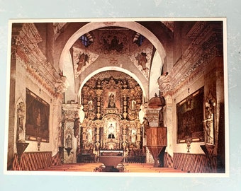Vintage Postcard San Xavier Del Bac Mission White Dove of the Desert Tucson AZ