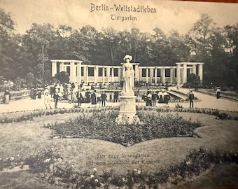 Vintage Postcard Berlin Germany Tiergarten Early 1900's