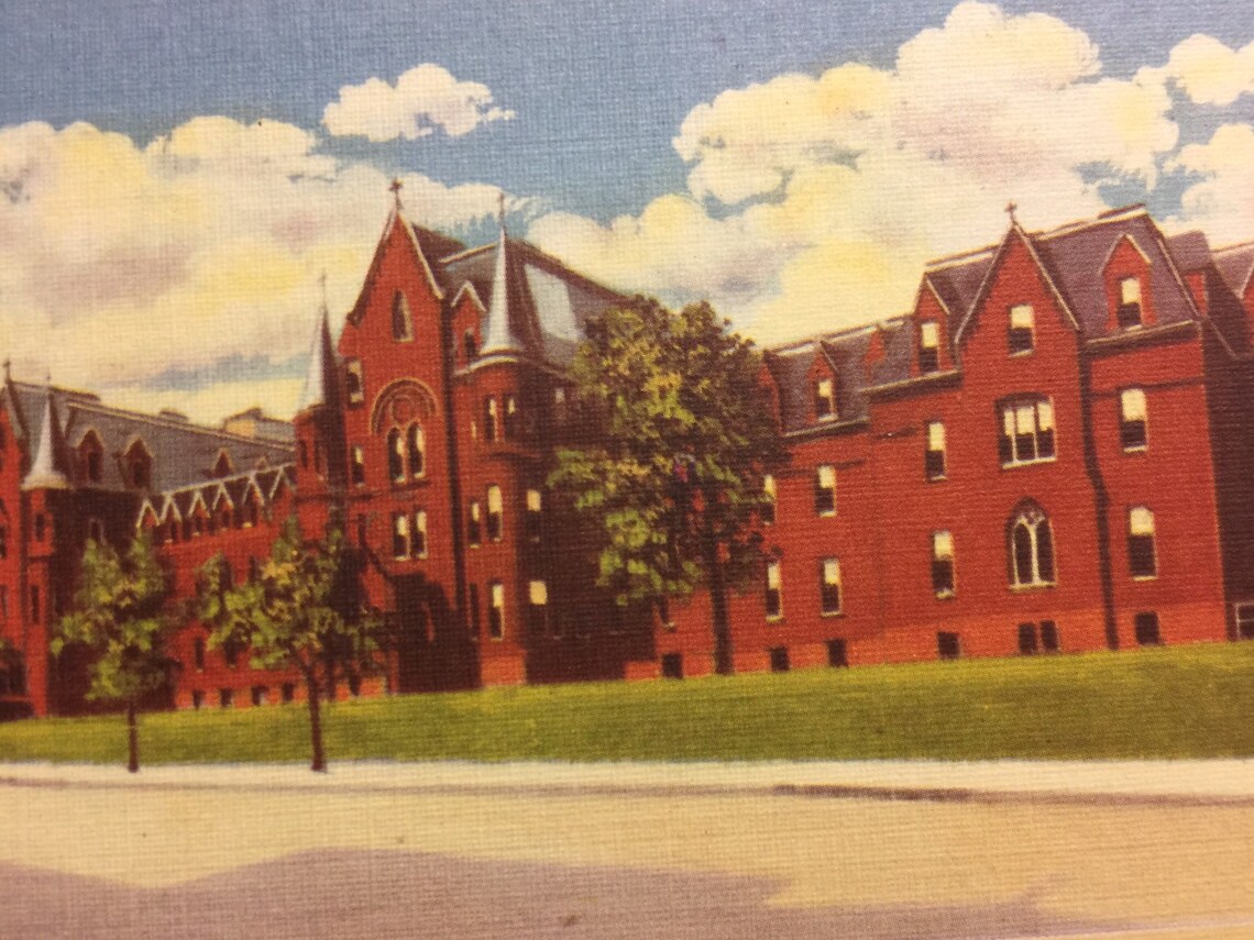 Vintage Postcard Lancaster Pa St Joseph's Hospital Etsy