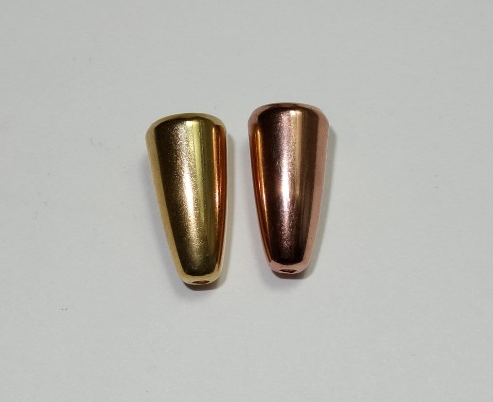 2 endknöpfe Ends Caps For 16 mm Rod Mesh Ball Gold Coloured Metal 