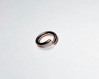 200 ROSE GOLD JUMPRINGS - 6MM diameter - The price is for 200 jumprings