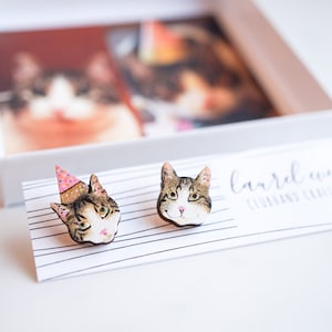 Custom Pet Earrings Earrings: 1 pet RUSH