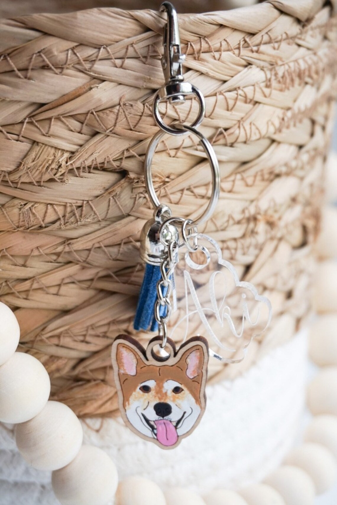 Custom Pet Keychain Etsy