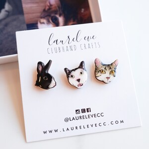 Custom Pet Earrings Earrings: 3 pet RUSH