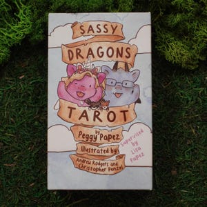 Tarot Sassy Dragons Edición CLÁSICA - 79 cartas (60 x 110 mm) - Lenguaje familiar