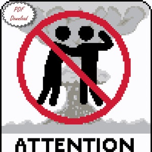 Dr. Strangelove Cross Stitch Pattern - PDF Download