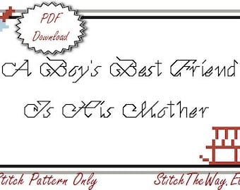 Psycho Cross Stitch Pattern - PDF Download