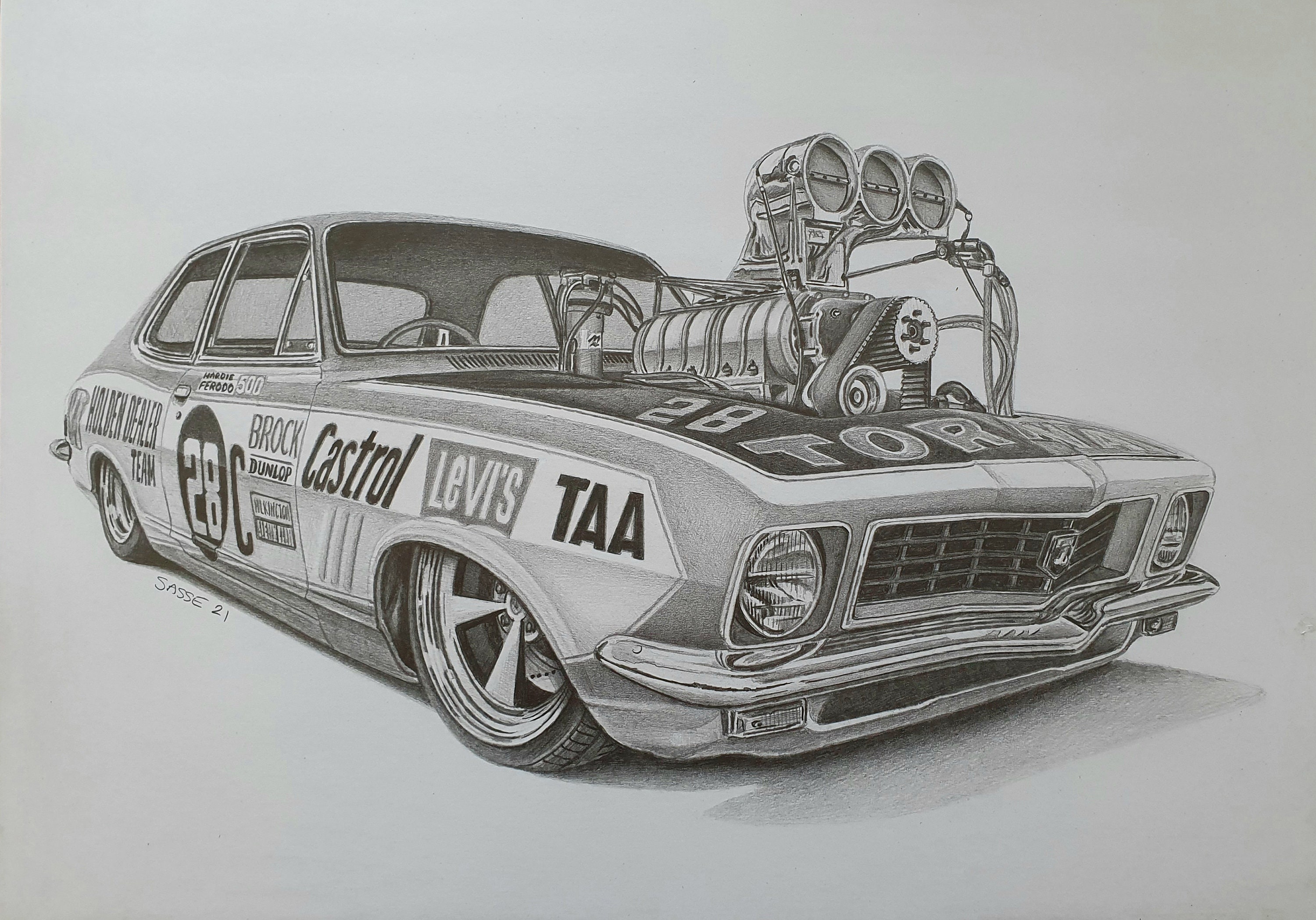 ラ*ン様 ★「モンマルトル ドゥ パリ 1970 」油彩画 シルバーフレーム il_fullxfull.5464583472_cxwk.jpg
