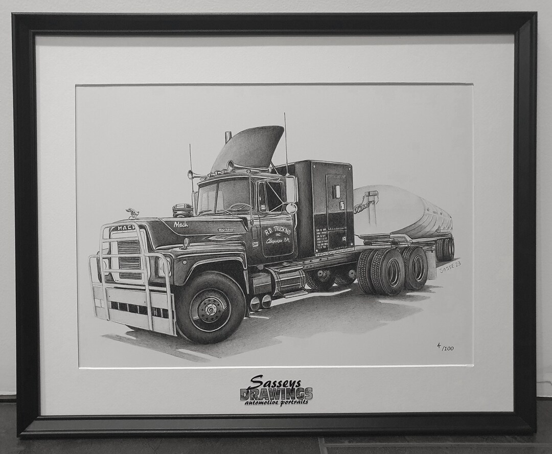Framed Mack RS700L 