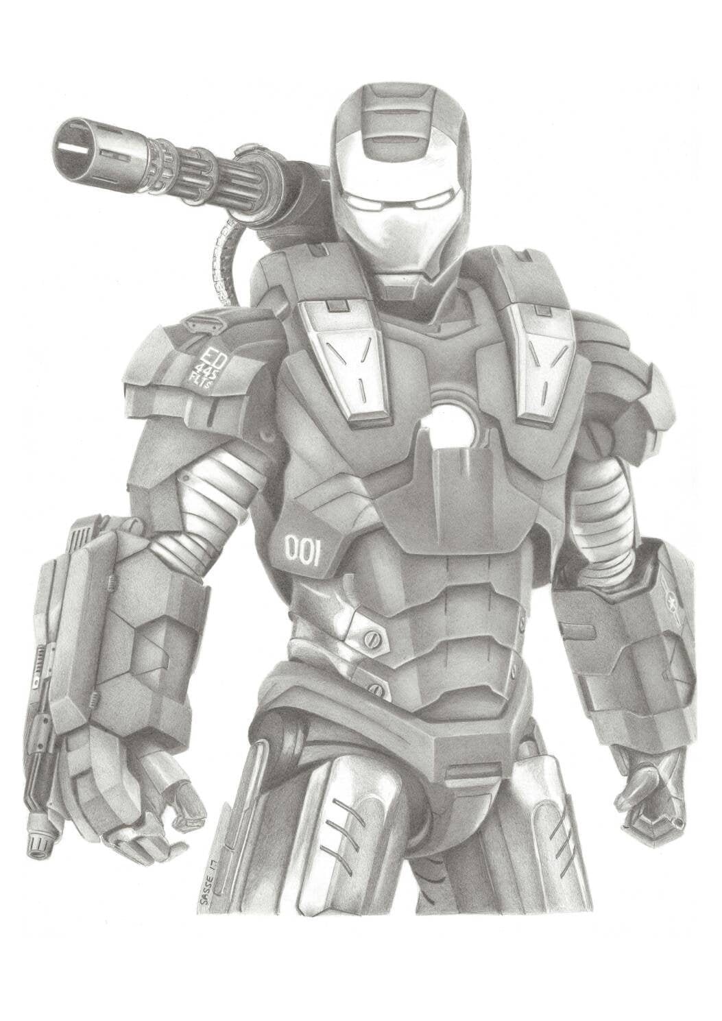 OC War Machine armor : r/drawing