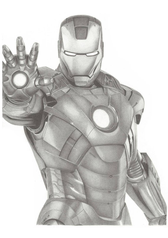 Iron-man sketch HD wallpaper | Wallpaper Flare