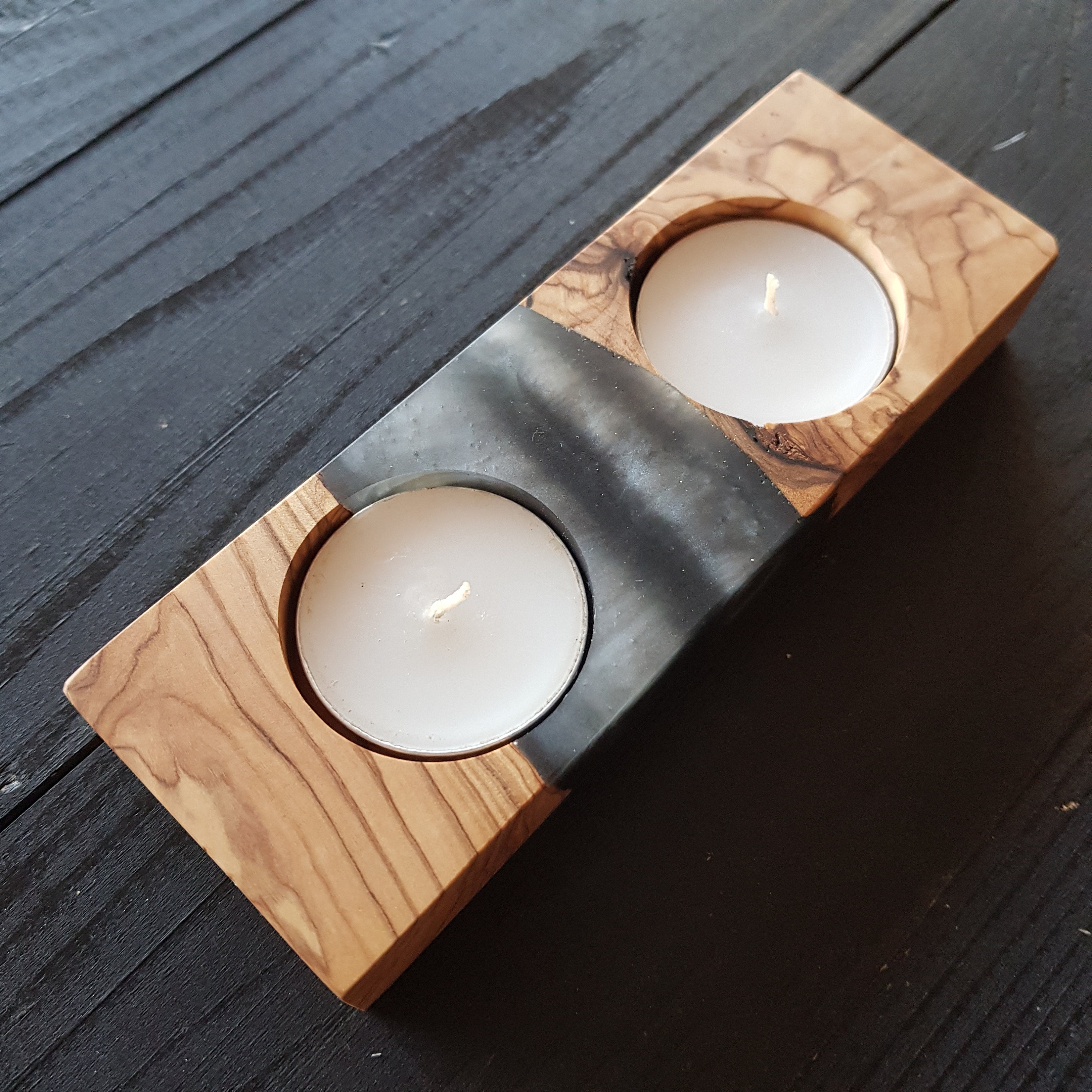 EPIGEIST Portacandele In Legno Candeliere Elegante Per Interni