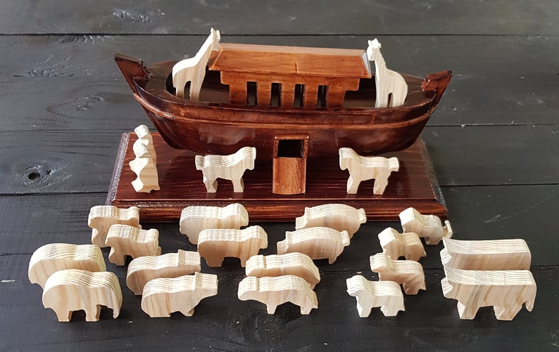 Ark of Noah Noah's Ark Wooden Ark of Noah Personalized - Etsy